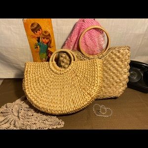 Straw Purses (set of 2)